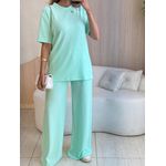 CONJUNTO CALÇA CECILIA VERDE AGUA