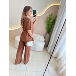 CONJUNTO CALÇA CECILIA MARROM