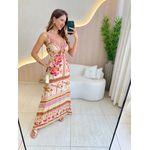 VESTIDO MIDI RAFA COLORIDO