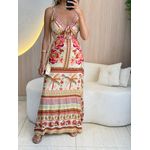 VESTIDO MIDI RAFA COLORIDO