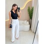 BLUSA CANELADA POLO PRETO