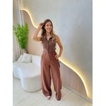 CALÇA PANTALONA ALANA MARROM