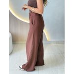 CALÇA PANTALONA ALANA MARROM