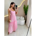 VESTIDO MIDI CHARLOTE ROSA BEBE