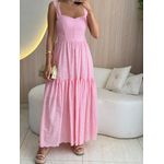 VESTIDO MIDI CHARLOTE ROSA BEBE