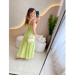 VESTIDO MIDI CHARLOTE VERDE