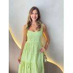 VESTIDO MIDI CHARLOTE VERDE