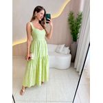 VESTIDO MIDI CHARLOTE VERDE