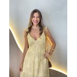 VESTIDO LONGO FRAN AMARELO