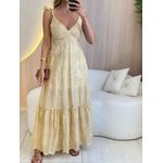 VESTIDO LONGO FRAN AMARELO