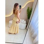 VESTIDO LONGO FRAN AMARELO
