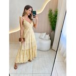 VESTIDO LONGO FRAN AMARELO