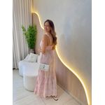 VESTIDO LONGO FRAN ROSA