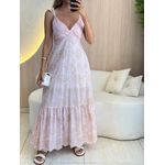 VESTIDO LONGO FRAN ROSA
