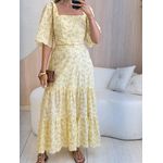 CONJUNTO SAIA DANIELA AMARELO