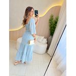 CONJUNTO SAIA DANIELA AZUL