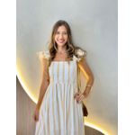 VESTIDO MIDI MIRELA NUDE