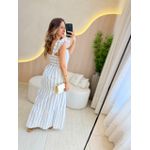 VESTIDO MIDI MIRELA AZUL