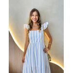 VESTIDO MIDI MIRELA AZUL
