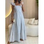 VESTIDO MIDI MIRELA AZUL