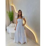 VESTIDO MIDI MIRELA AZUL