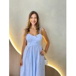 VESTIDO MIDI CORA AZUL