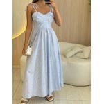 VESTIDO MIDI CORA AZUL