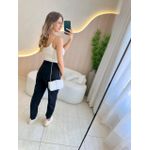 CALÇA LINHO BIA PRETO