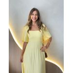 VESTIDO MIDI ANGELA AMARELO