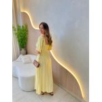 VESTIDO MIDI ANGELA AMARELO