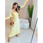VESTIDO MIDI ANGELA AMARELO