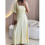 VESTIDO MIDI ANGELA AMARELO