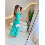 VESTIDO MIDI ANGELA VERDE AGUA