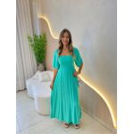 VESTIDO MIDI ANGELA VERDE AGUA
