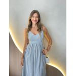 VESTIDO MIDI MARIA LUIZA AZUL