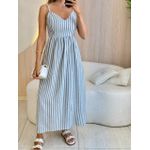 VESTIDO MIDI MARIA LUIZA AZUL