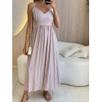 VESTIDO MIDI MARIA LUIZA ROSA