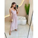VESTIDO MIDI MARIA LUIZA ROSA