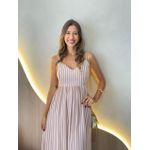 VESTIDO MIDI MARIA LUIZA ROSA