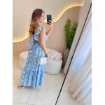VESTIDO MIDI JAQUE AZUL