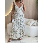 VESTIDO MIDI JAQUE OFF/NUDE