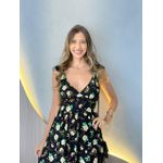 VESTIDO MIDI JAQUE PRETO