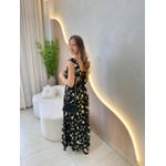VESTIDO MIDI JAQUE PRETO