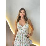VESTIDO MIDI JAQUE OFF/NUDE