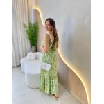 VESTIDO MIDI JAQUE VERDE MENTA