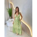 VESTIDO MIDI JAQUE VERDE MENTA