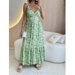 VESTIDO MIDI JAQUE VERDE MENTA
