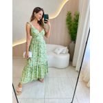 VESTIDO MIDI JAQUE VERDE MENTA