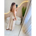 VESTIDO LONGO LAURA NUDE
