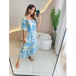 VESTIDO MIDI ESTER AZUL